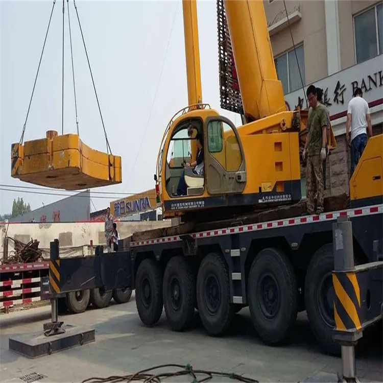 余姚当地吊车出租|机器吊装|75吨|工厂搬迁服务